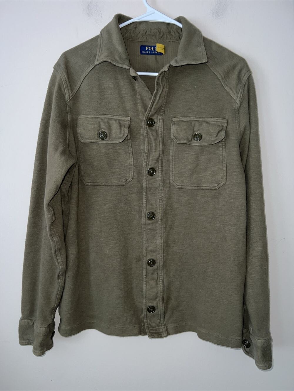 Polo Ralph Lauren Vintage Work Shirt Button Down Long Sleeves Dry Good Fishing S
